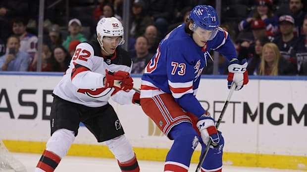 New York Rangers rookie Matt Rempe
